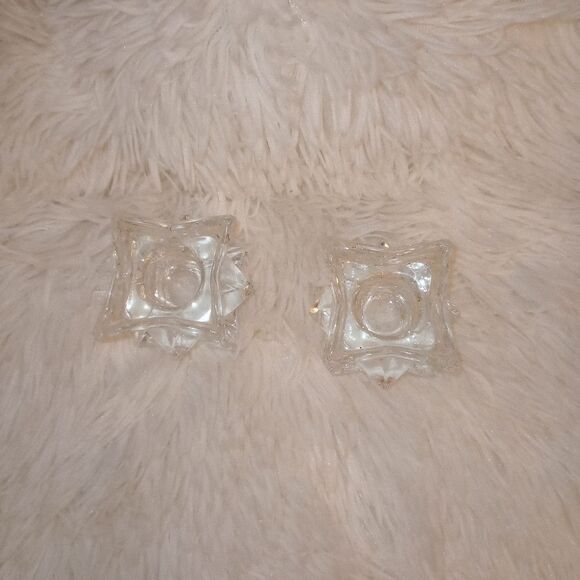🆕💎 UNIQUE Vintage Crystal Candle Stick Holders - Picture 2 of 4